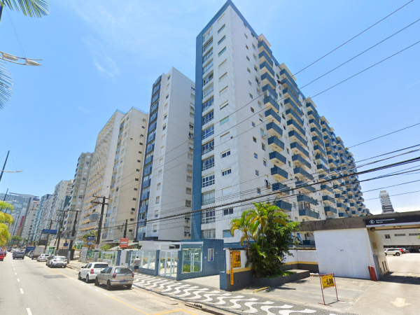 [EFEITOS SUSTADOS] - Apartamento no Gonzaga em Santos com 2 Dormitórios